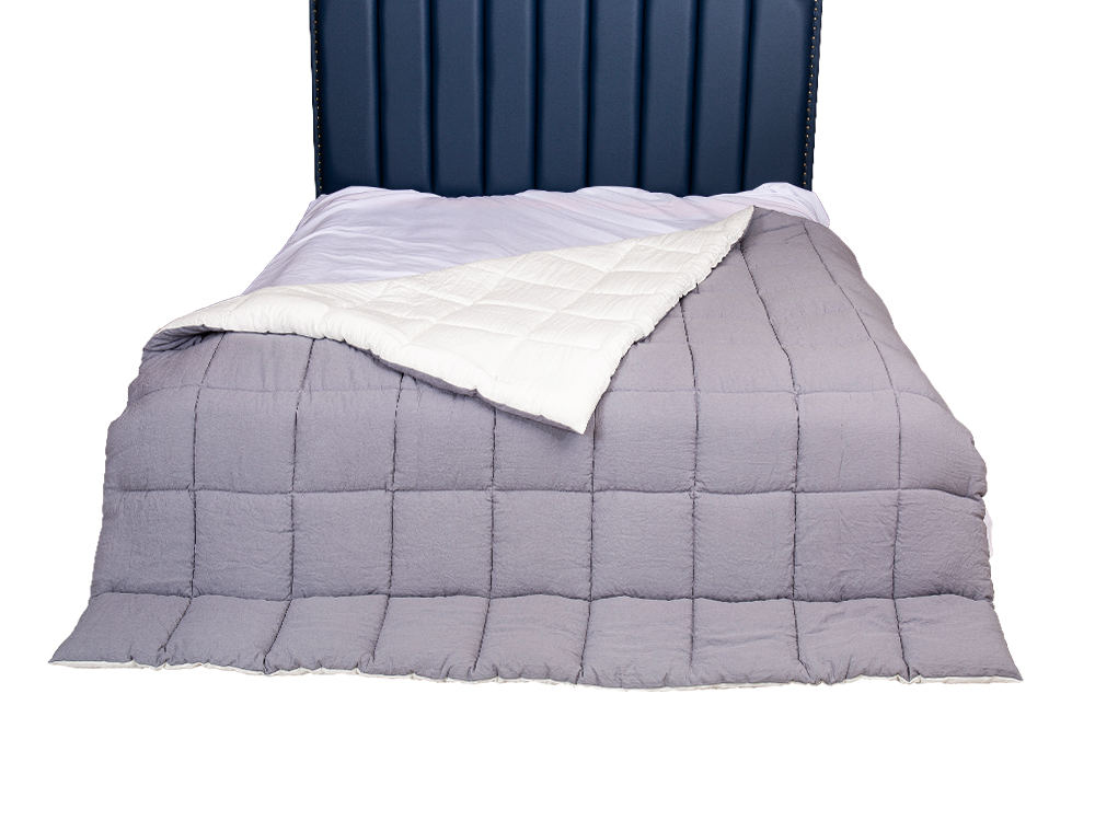 Trapunta lavata con acqua morbida per la pelle