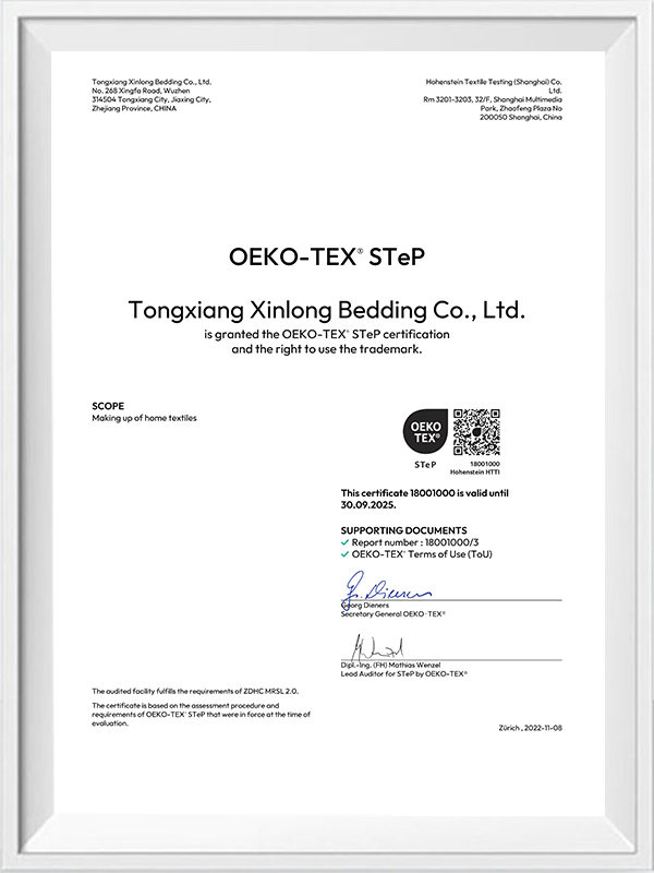 Certificato Step Oeko-Tex®