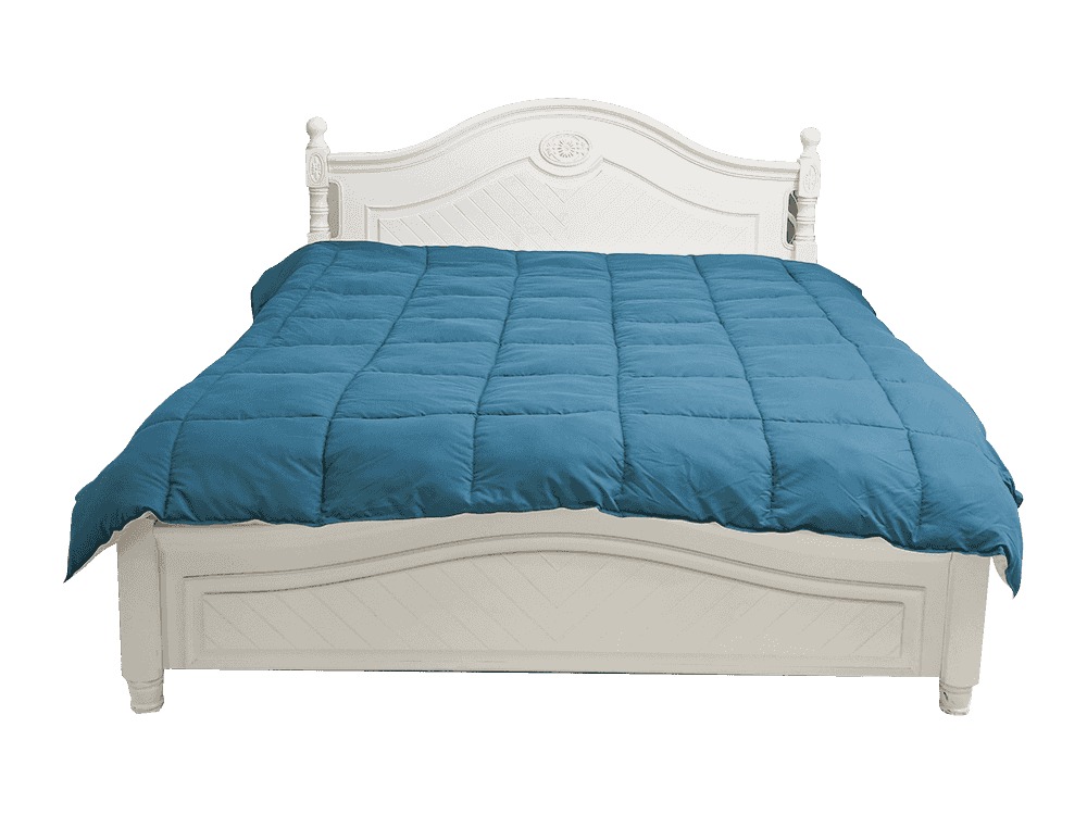 Quilt in poliestere a doppio colore a doppio colore